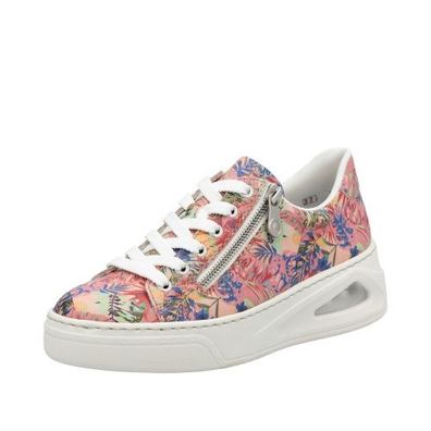 Rieker Sneaker - Rosa Jungle Kunstleder