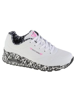 Sneakers Skechers Uno Loving Love Weiß