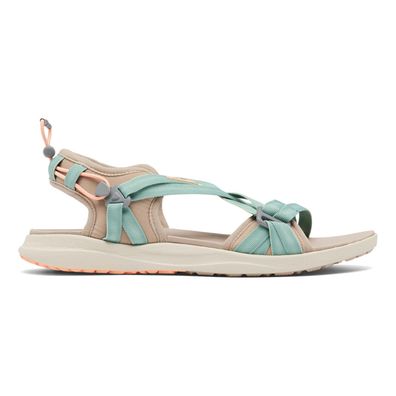 Sandale Columbia Beige und Hellblau Damen