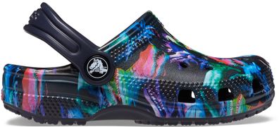 Sabots Crocs Classic Spray Camo schwarz