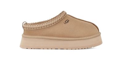 Mules UGG aus hochwertigem Wildleder in Mustard Seed