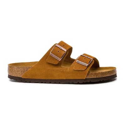 Sandalen Birkenstock Arizona Suede Mink
