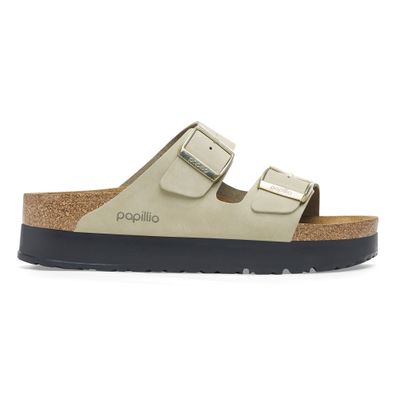 Sandalen Birkenstock Arizona Beige mit verstellbaren Riemen