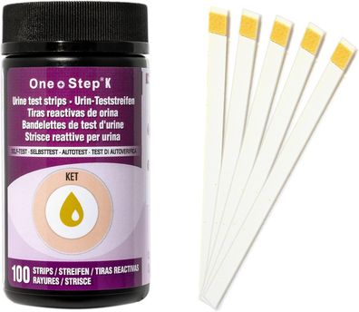 One + Step Keton Teststreifen 100 Stück