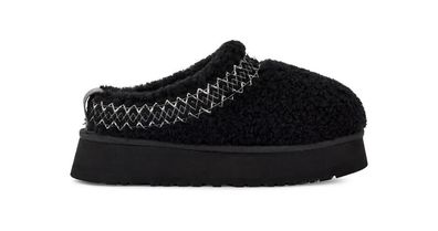 Mules UGG Tazz mit schwarzer Wildleder-Plateausohle
