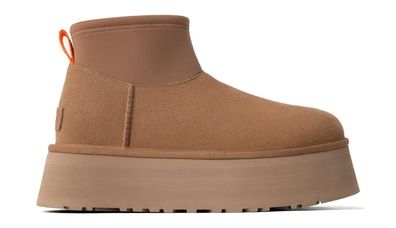 Stiefel Ugg Classic Dipper aus Wildleder, braun