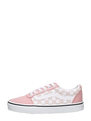 Sneakers Vans mit rosa-weißem Karomuster