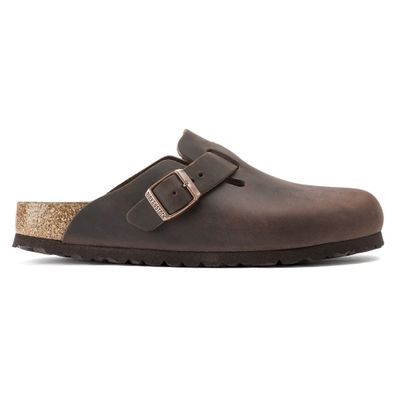 Hausschuhe Birkenstock Habana aus geöltem Leder