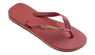 Tongs Havaianas Brasil Pau Brasil Rot