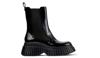 Bottinen Camper Schwarz Damen Leder