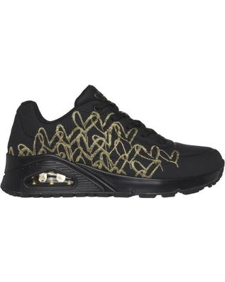 Sneakers Skechers Uno Golden Heart Schwarz Damen