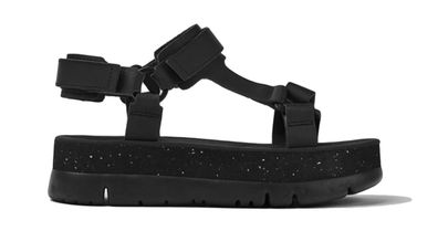 Sandalen Camper Oruga Up aus Leder, schwarz
