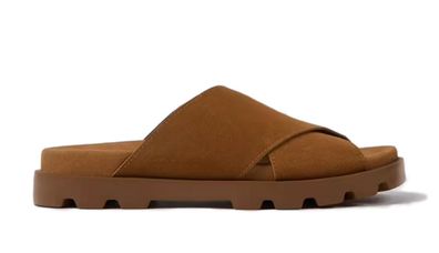 Sandalen Camper Brutus aus braunem Leder