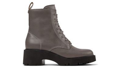 Bottines Camper Milah mit Reißverschluss, Grau