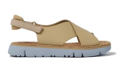 Sandalen Camper Beige aus Leder