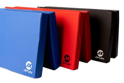 Jeflex Turnmatte klappbar 100 x 100 x 8 cm Fitness Weichbodenmatte Sportmatte