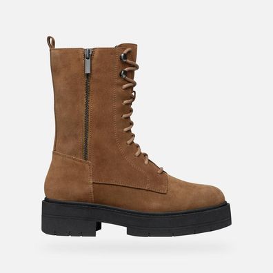 Stiefel Geox Spherica Veloursleder Braun