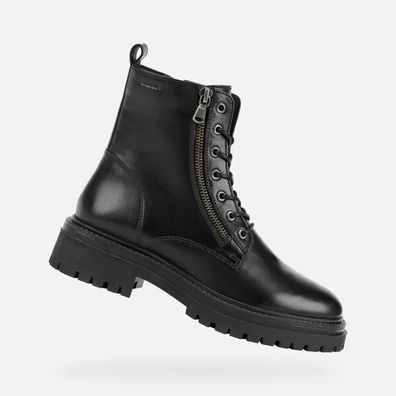 Bottines Geox mit Leder und atmungsaktivem Design