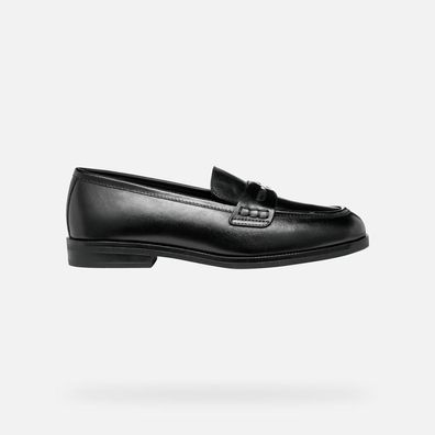 Mokassins Geox Cloridie aus Leder, schwarz