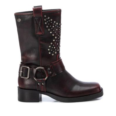 Biker-Stiefeletten Xti rote Damen