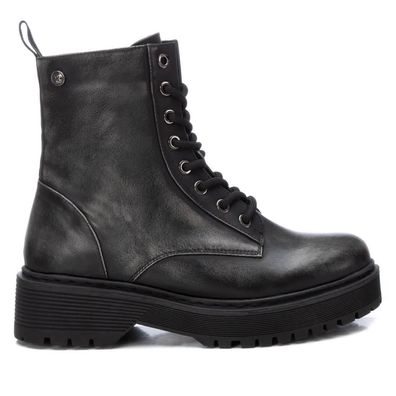 Bottines Xti Militärstil Grau Damen