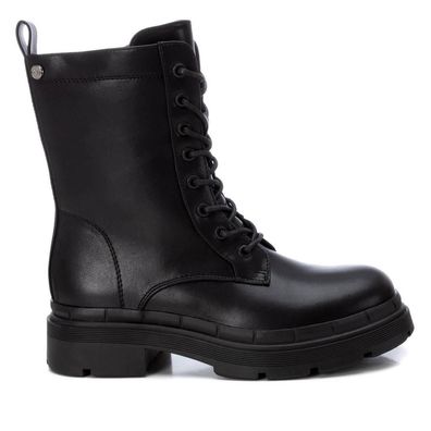 Bottines Xti Militärstil Damen Schwarz