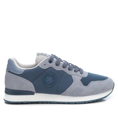 Sneakers Xti Blau aus Nubukleder fér Herren