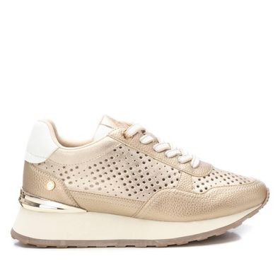 Sneakers Xti Damen goldfarben mit Metallic-Effekt