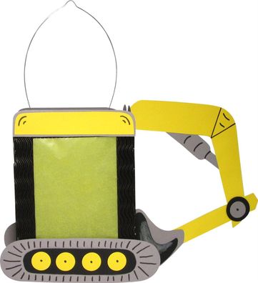 Laternen Bastelset Bagger von Prell, 3 Stück