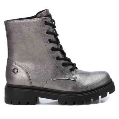 Bottines Xti Mädchen graue Metallic-Optik
