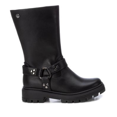 Stiefel Xti Mädchen Schwarz Reißverschluss Vegan