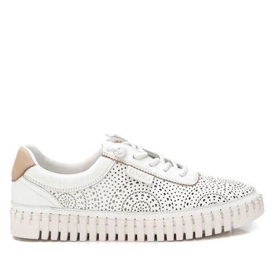 Stiefel Carmela Weiße Leder Damen Freizeit