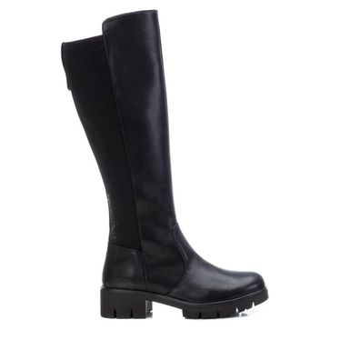 Stiefel Refresh Damen Elastisches Material Schwarz