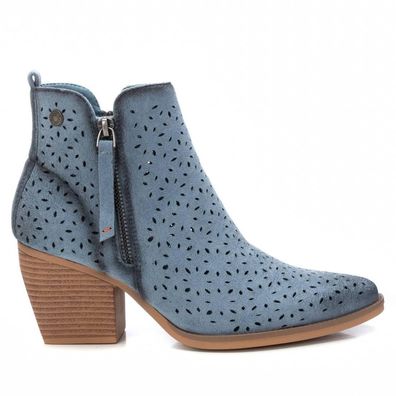 Stiefeletten Refresh aus blauem Wildlederimitat
