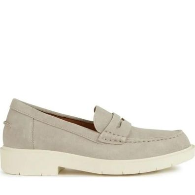 Mokassins Geox Damen Wildleder Grau Spherica EC1