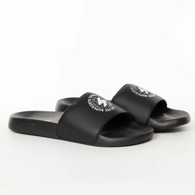 Claquette Superdry Logo ring schwarz