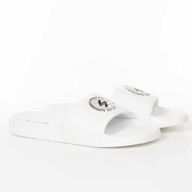 Claquette Superdry Logo ring Weiß