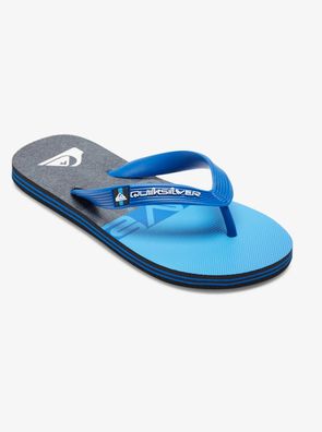Tongs Quiksilver Molokai Panel fér Kinder, Unisex, Schwarz/Blau/Grau