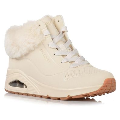 Baskets montantes Skechers Beige fér den Winter
