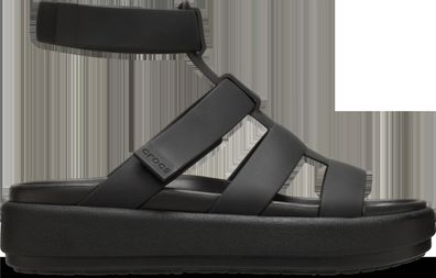 Sandalen Crocs Brooklyn Luxe Gladiator schwarz