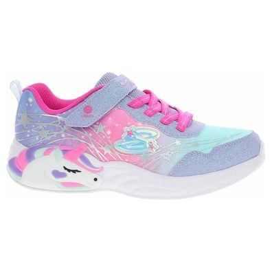 Mädchen Slip-on Sneaker Skechers Glitzer Lila
