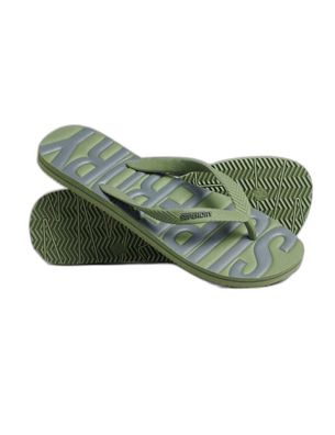 Flip-Flops Superdry Vintage Vegan grén oliv
