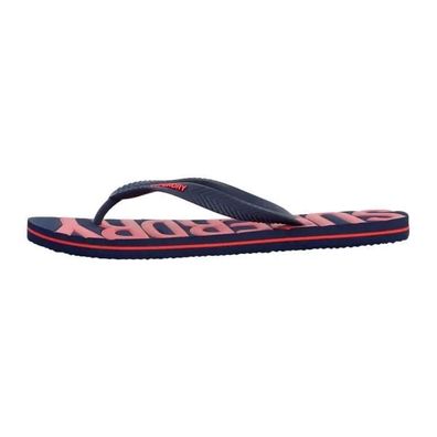 Flip-Flops Superdry Vintage Vegan fér Herren, marine/rot