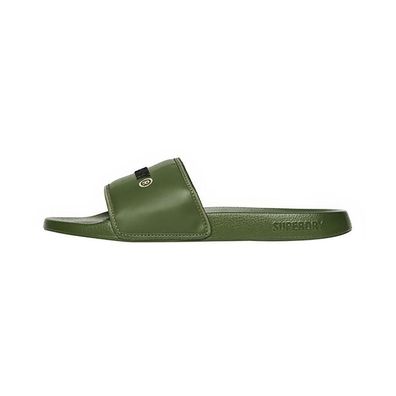Mules Superdry Vegane Slides in Olivgrén