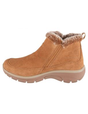 Winterschuhe Skechers Damen Suede Stiefel mit Reißverschluss