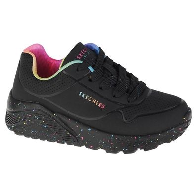 Sneakers Skechers Kinder Uno Lite Rainbow Speckle Schwarz