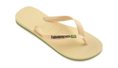 Tongs Havaianas Gelb Brasil Logo