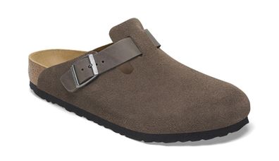 Sabot Birkenstock Boston aus Leder und Filz
