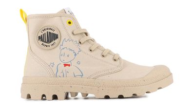 Sneakers Palladium Beige mit Bio-Baumwolle
