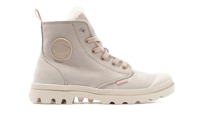Bottines Palladium Pampa Hi Zip WL beige